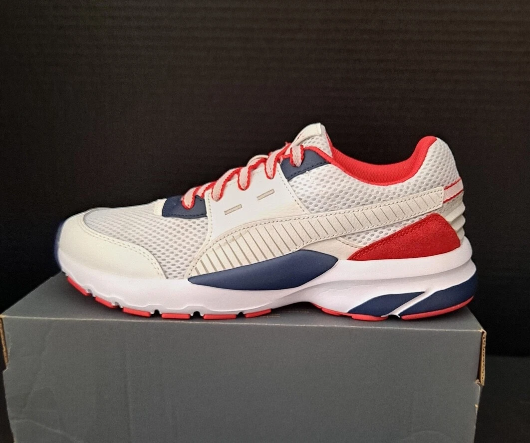 Puma Future Runner Premium White Red Blue 369502 03 Mens