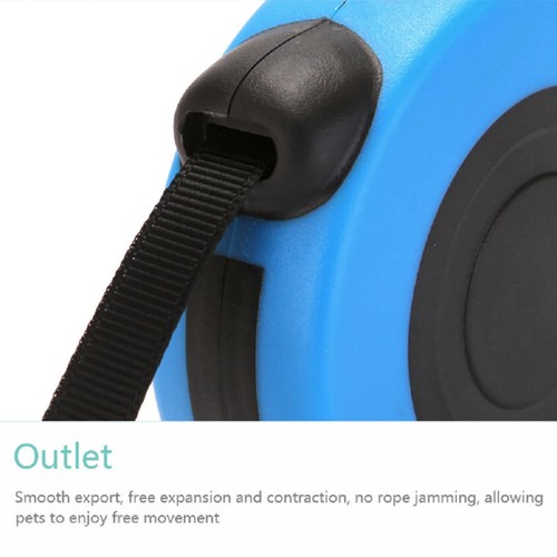 1x 16.5FT Automatic Retractable Dog Leash Pet Collar Automatic Walking Lead Free - Picture 9 of 31