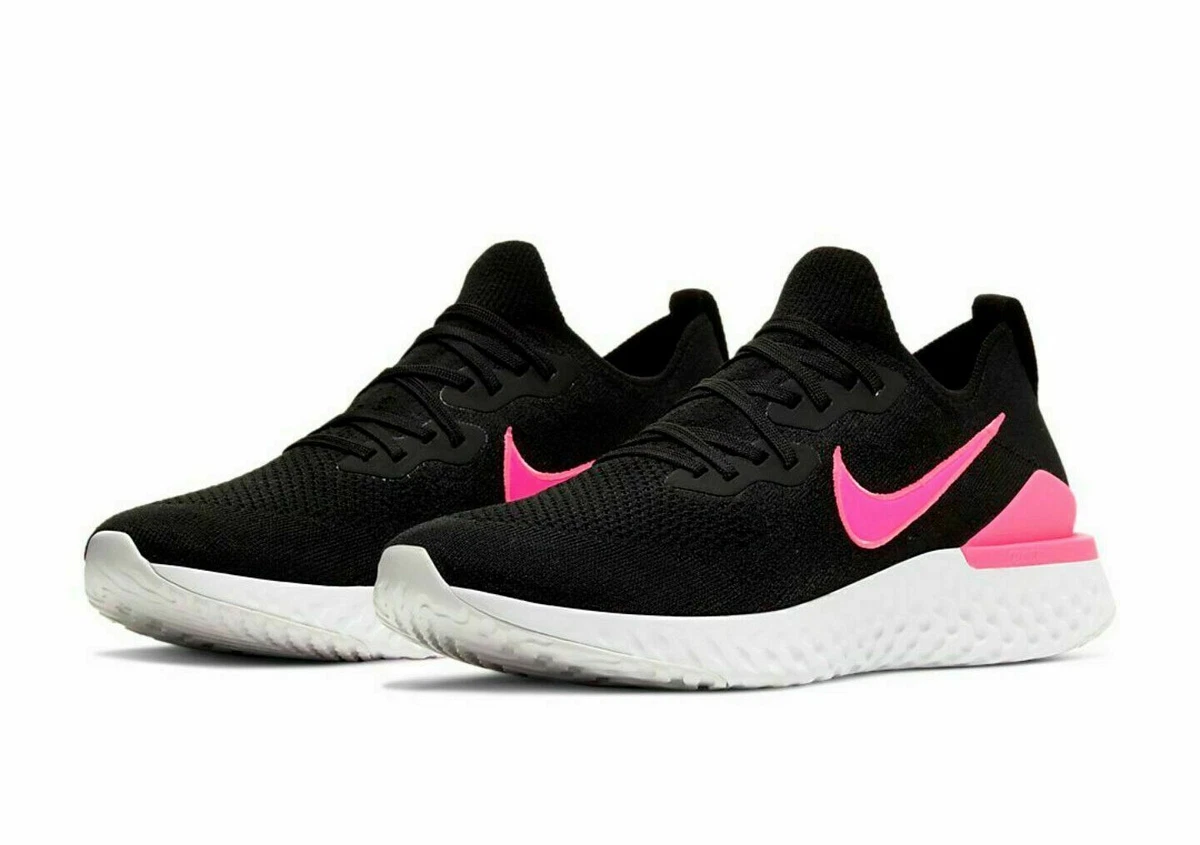 Nike epic react hotsell flyknit pink mens