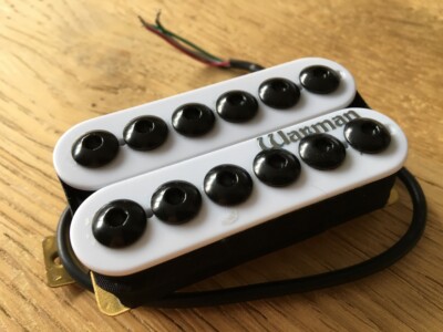 Warman 12 Gauge HOT 12 pole White Bridge Humbucker Electric Guitar Pickup 
