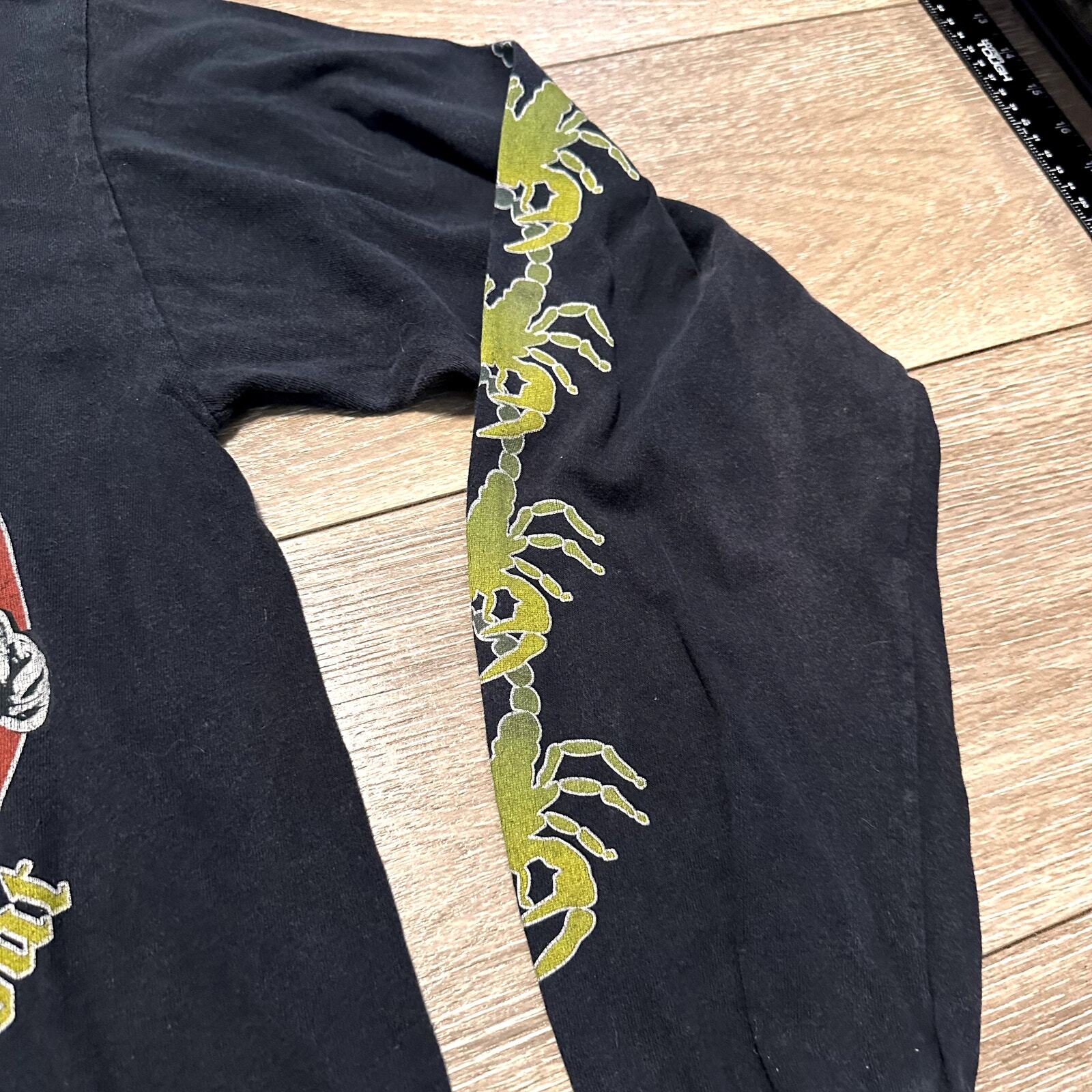 ALTRA 2010 Scorpions Y2K Band Tour nero maniche lunghe taglia large