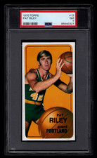 PAT RILEY 1970 TOPPS BASKETBALL ROOKIE CARD #13 PSA 7 NEAR MINT TALL BOY HOF NBA. rookie card picture