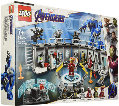 LEGO Marvel 76125 Avengers Super Heroes Iron Mans Werkstatt Spielset 524 Teile