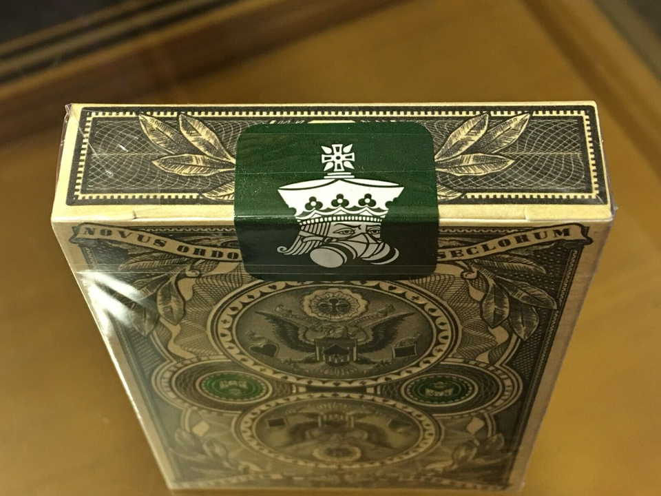 KINGS WILD FEDERAL 52 PLAYING CARDS JACKSON ROBINSON GREEN SEAL MADE IN
