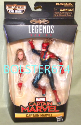 CAPTAIN MARVEL CAROL DANVERS Legends Kree Sentry BAF Series 6'' Figure 2018