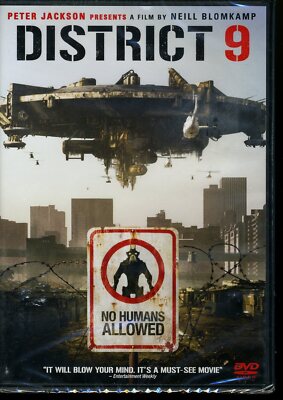 District 9 (DVD, 2009)  Brand New Factory Sealed!  Peter Jackson