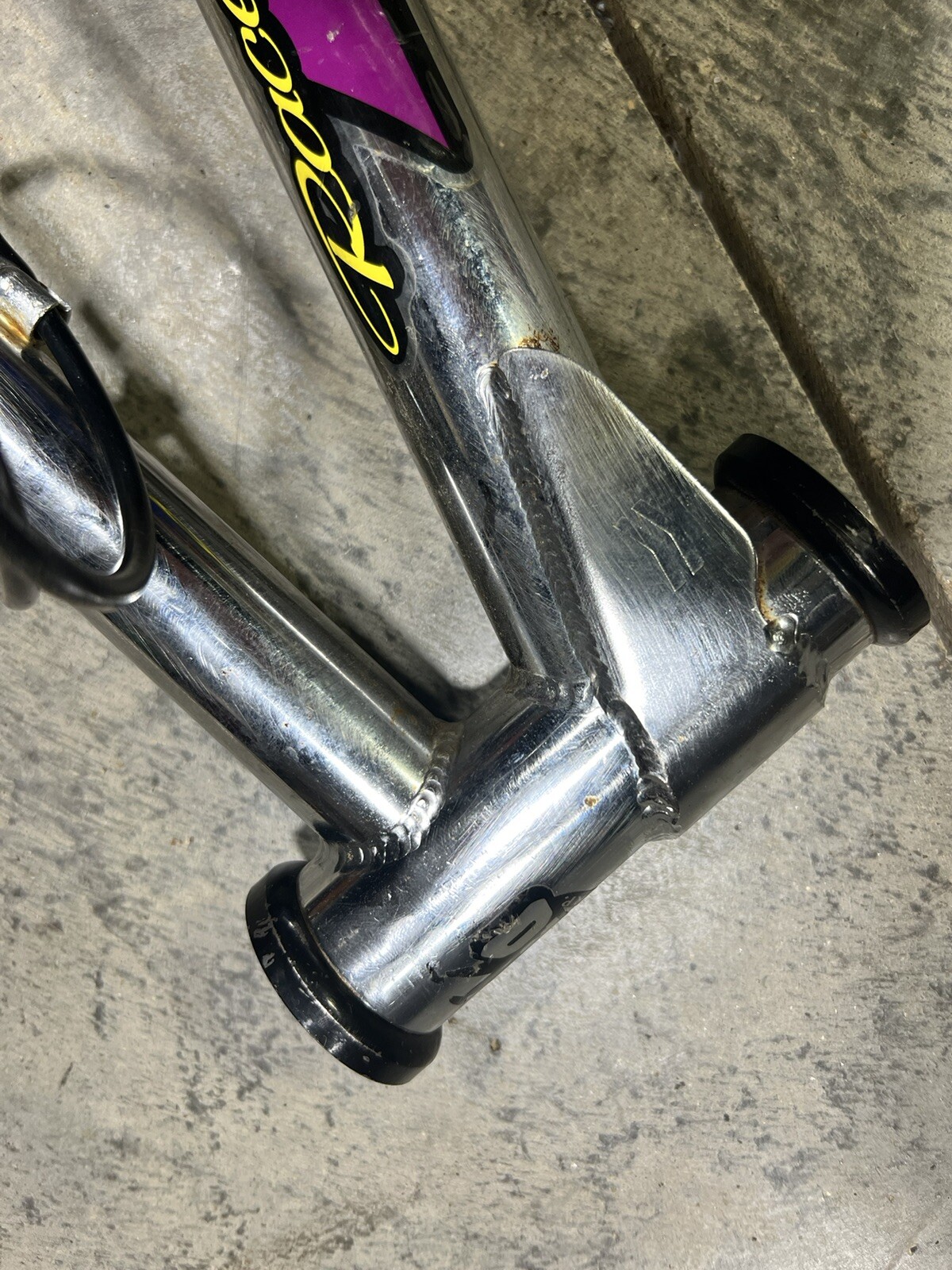 OLD SCHOOL BMX Haro Group 1 Race Series 4130 Cromo Bmx CHROME Frame and