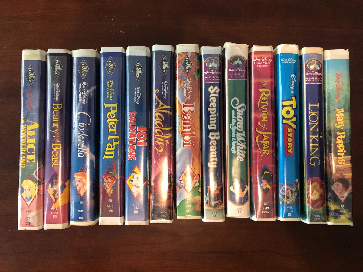 Walt Disney VHS movies