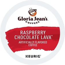 Gloria Jean's Raspberry Chocolate Lava Coffee 24 to 144 Kcup Pods Pick Any Size 
