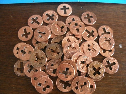 Cross pennies lot of 20 Inspire and connect with others