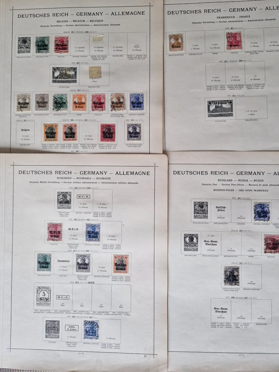 Lot De Timbres Poste De Campagne Serbie 1916 (22-42) - Oblitérés, Valeur Catalogue 180€