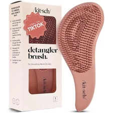 Detangler Brush – Gentle Curly Hair Brush with Flexible Bristles 