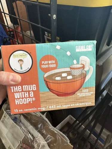 The Mug with a Hoop Ceramic 15 OZ w Original Box MAX'IS Creations