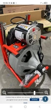 RIDGID K-400 Drain Snake Auger Drum Machine 3/8 in. x 75 ft. Cable 52363 (OB)
