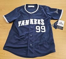 NWT! Youth Boy's Yankees Judge Button Front  Jersey #99 Sz S 6/7