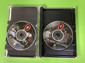 D (Sega Saturn, 1996) CIB Manual Both Discs (Tested & Working)
