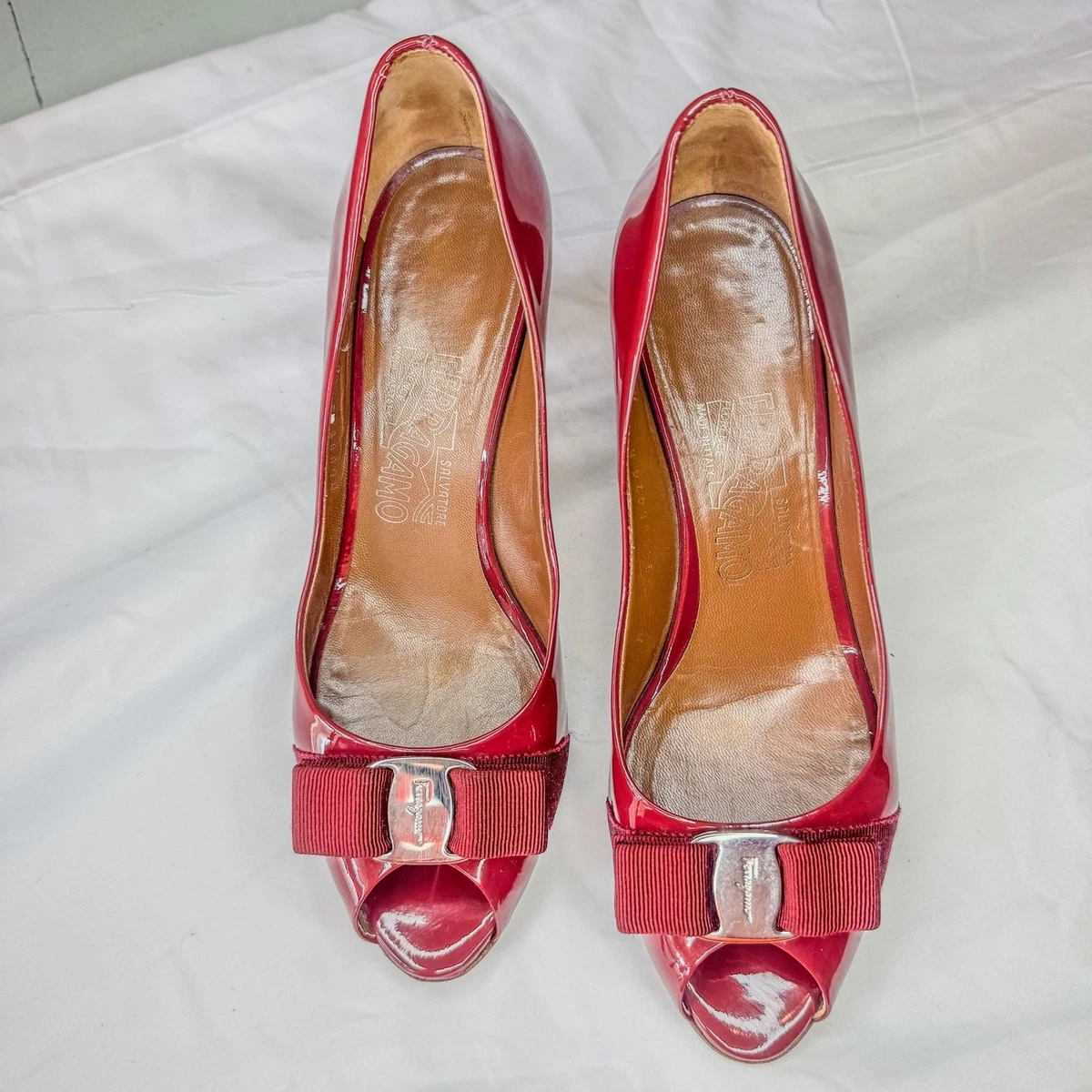 Salvatore Ferragamo Vara Heels for Women for sale | eBay