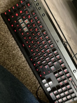 Corsair Raptor K30 Red LED Wired Gaming Keyboard TESTED