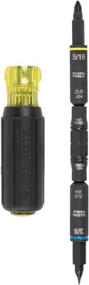 Klein Tools 32527HD KNECT 11-in-1 HVAC Multi-Bit Black and Yellow 