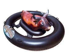 Float Water Mat Inflatable inflatabull Bull Rodeo Pool Inflatable Ride On NEW