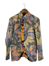 COMME des GARCONS 24SS Jacket S Polyester BLK Floral Pattern GM-J004 AD2023