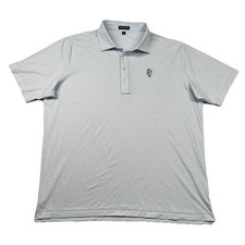 Peter Millar Shirt Mens 2xl Crown Sport Performance Golf Geometric Stretch Light