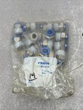 NEW BAG OF 14 FESTO QS-1/2-10 190646 Pneumatic Connectors
