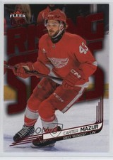 2025-26 Upper Deck Fleer Ultra Rising Stars Red 39/49 Carter Mazur #RS-28 1g0e