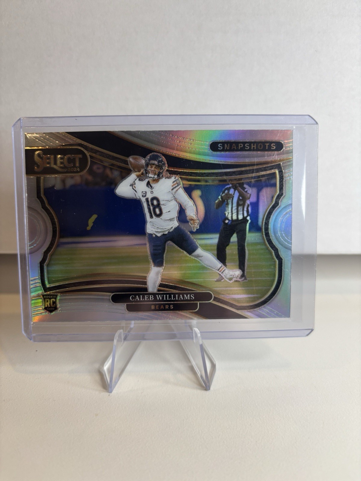 2024 Panini Select - Snapshots Caleb Williams #14 Silver Prizm (RC)