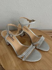 American Glamour Badgley Mischka Womens Kar Heeled Sandals, Sz 7.5M