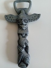Boma Canada Vintage Bottle Opener, Totem Pole,Kwakiutl.