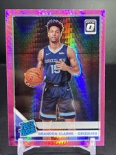 2019 Panini Donruss Optic Basketball Brandon Clarke Pink Rated Rookie Hyper 