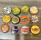 Lot of 12 Vintage Soda Bottle Caps w/ Cork Backs, Some not used — photo 1