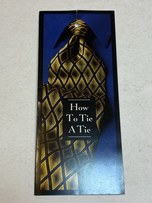 How to Tie a Tie Mens Wearhouse Brochure Step By Step Guide Half Windsor Bow +