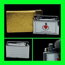 Vintage Shinnecock Hills Golf Club Flat Ad Cigarette Lighter With Box - UNFIRED