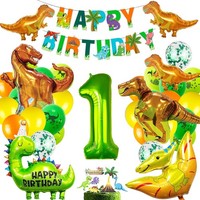 Dino Geburtstag Deko 1 Jahre, Deko Dinosaurier Geburtstag,Party