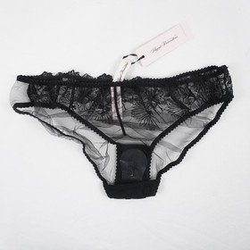 Agent Provocateur Astria Bra & Brief In Black/Silver (Set of 2) - W Size 36B & 5