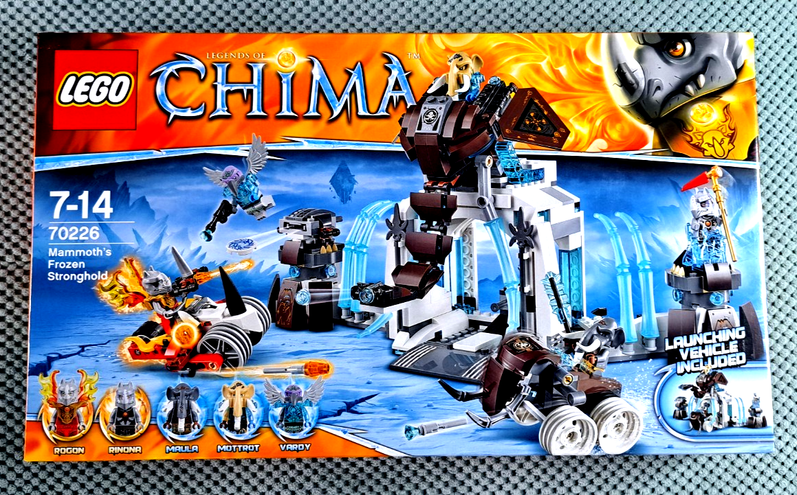 LEGO Legends of Chima 70226 Mammoth Ice Fortress Complete Set