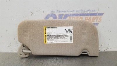 07 2007 CHEVY TRAILBLAZER SUN VISOR LEFT DRIVER GRAY