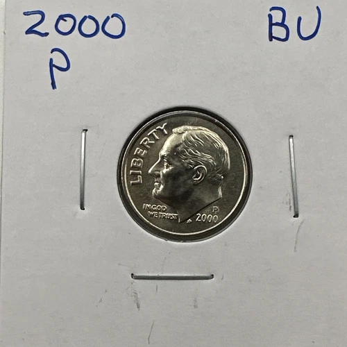 2000-P Roosevelt Dime BU (Brilliant Uncirculated) Philadelphia Mint