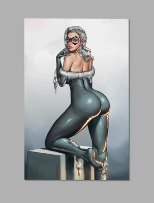 #ad Black Cat Spider Man Universe Premium Giclee Print 11quot; x 17quot; Marvel Wall Art $20.00