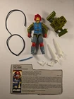 VINTAGE 1987 GIJOE ARAH FAST DRAW 100% COMPLETE NR-MT UNBROKEN FILECARD AWESOME