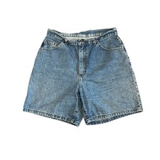Vintage Chic Jean Shorts 90s Y2K High Waist Womens Waist Size 30  