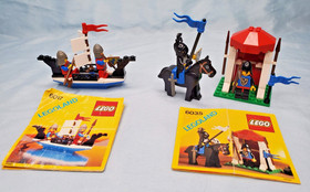 LEGO Castle Guard 6035 and King's Oarsmen 6017 both from 1987 - please read