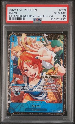 Nami Top 64 Championship 2025-2026 PSA 10 | eBay