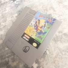 The Simpsons Bart vs the World NES Nintendo Entertainment System Game Cartridge