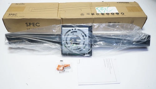 New Maxim 52002BK Spec LED 24 inch Black Bath Vanity Wall Light Ships FREE - Picture 1 of 5