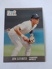1991 Fleer Ultra #237 JIM LEYRITZ New York Yankees
