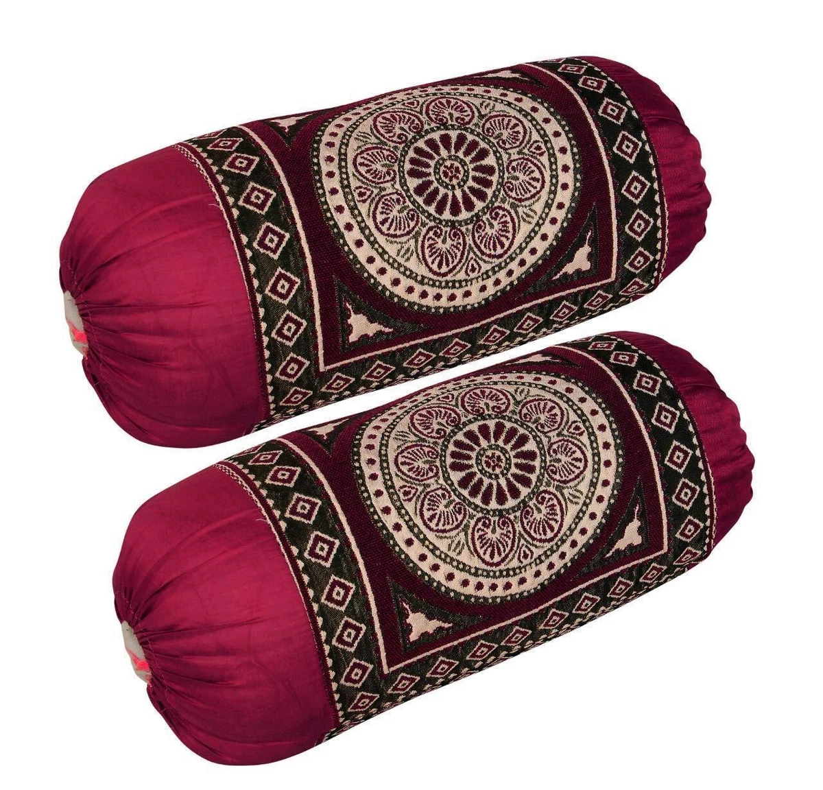 Bolster pillow best sale covers designs
