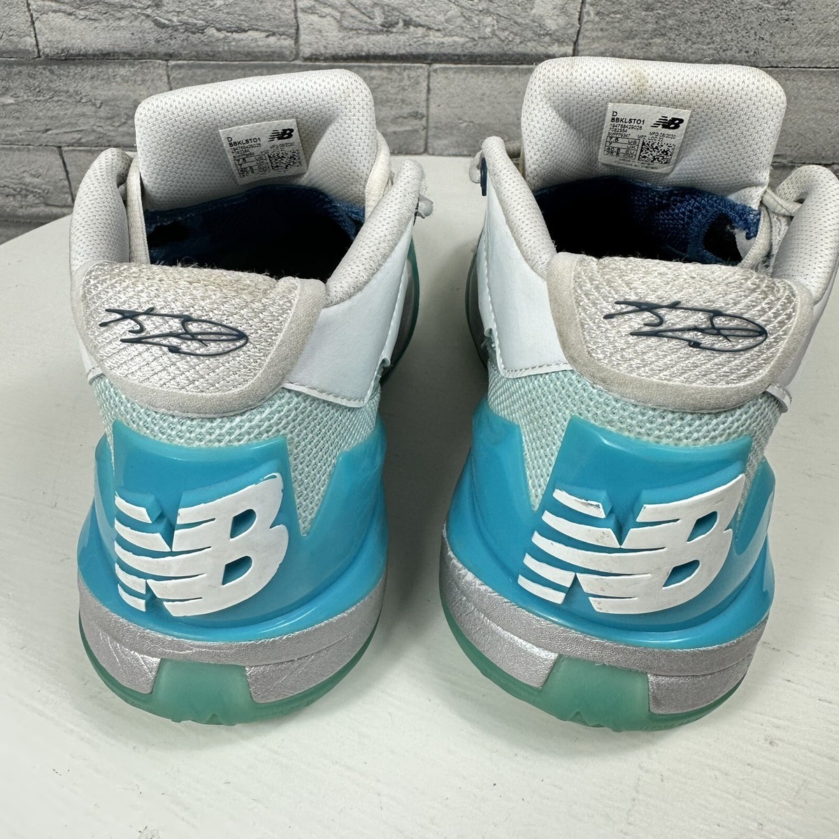 Size 11D New Balance Kawhi Leonard Santa Klaws Blue‎ Basketball Shoes BBKLSTO1 New Balance Kawhi Leonard Santa Klaws Size 7.5 Blue  main image 2